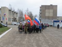 Шествие «Бессмертного полка» в посёлке Ермаково