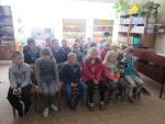 Дети летнего лагеря в библиотеке Ермаково