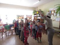 Игры с детьми в августе в библиотеке Ермаковского ЦД