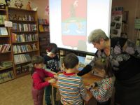Изучаем Рыбинск дети в библиотеке Ермаково
