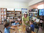 Мастер-класс для детей в День семьи, любви и верности в библиотеке Ермаковского ЦД